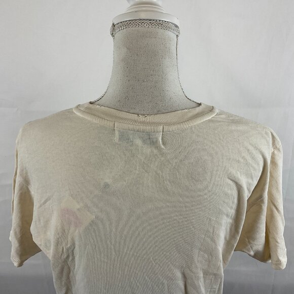 Wildfox Graphic T-Shirt M Cream I Came I Brunched I Left Salt Short Sleeve New - Picture 9 of 11